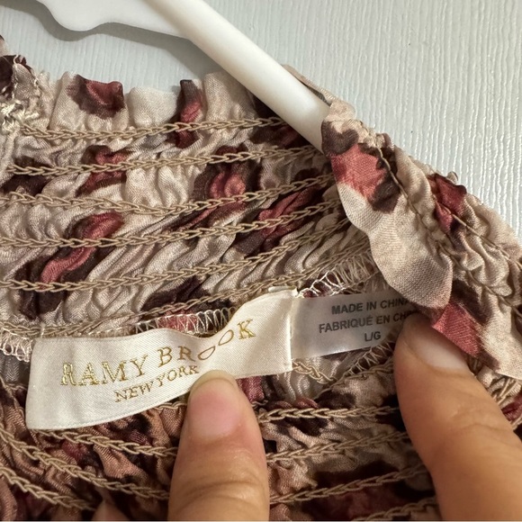 Ramy Brook New York Leopard Print Sleeveless Top Size Large - Picture 10 of 13